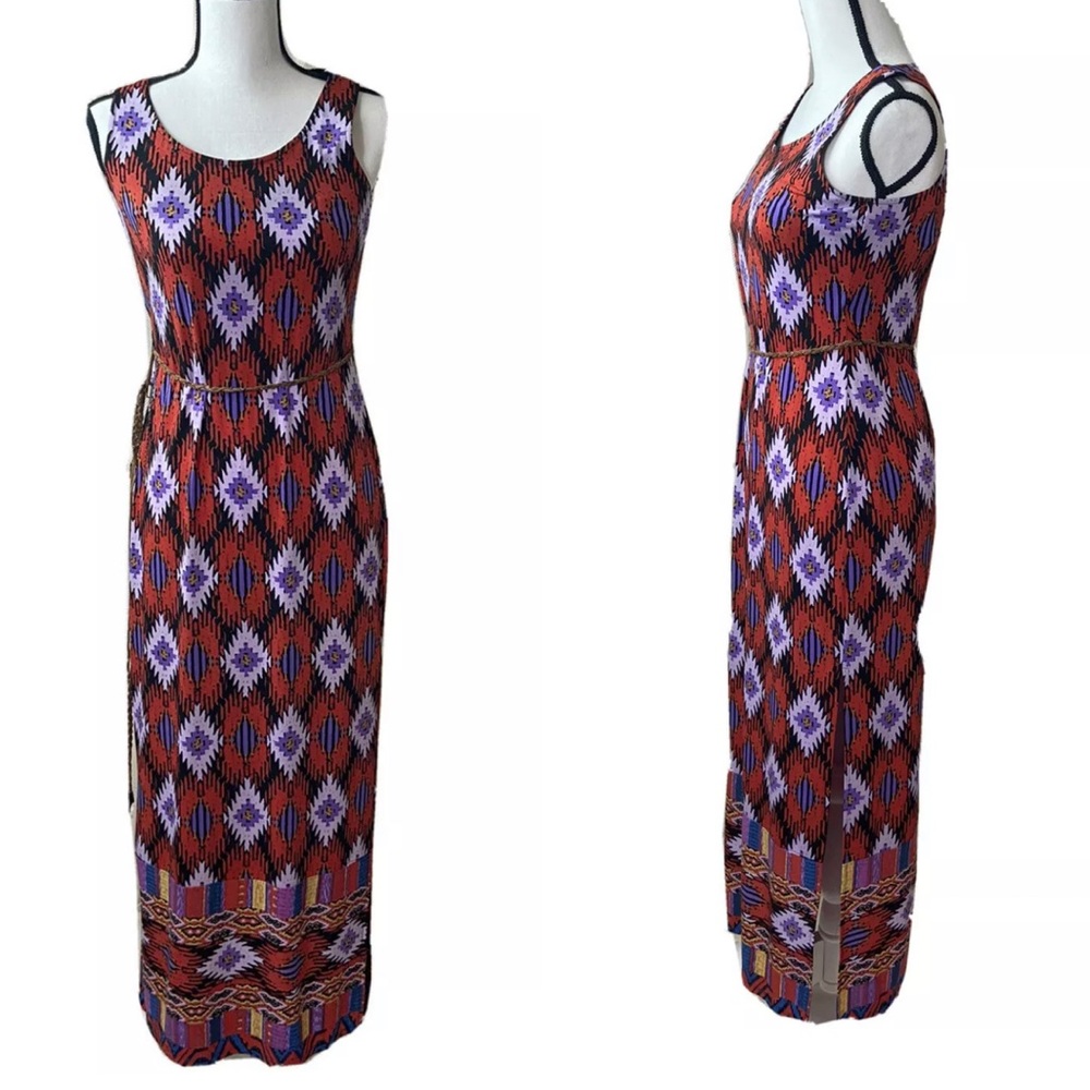 3/25 Donna Morgan Boho Maxi Dress 2P petite
